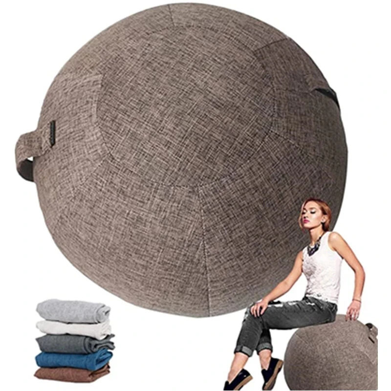 55 65 75 85 CM Premium Yoga Ball Protective Cover Gym Workout Balance Ball Cover and Bottom Exercise Fitness Accessories