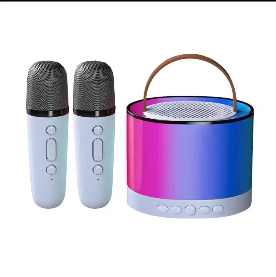 K52 ワイヤレス Bluetooth スピーカー多機能ダブルマイク RGB ライト