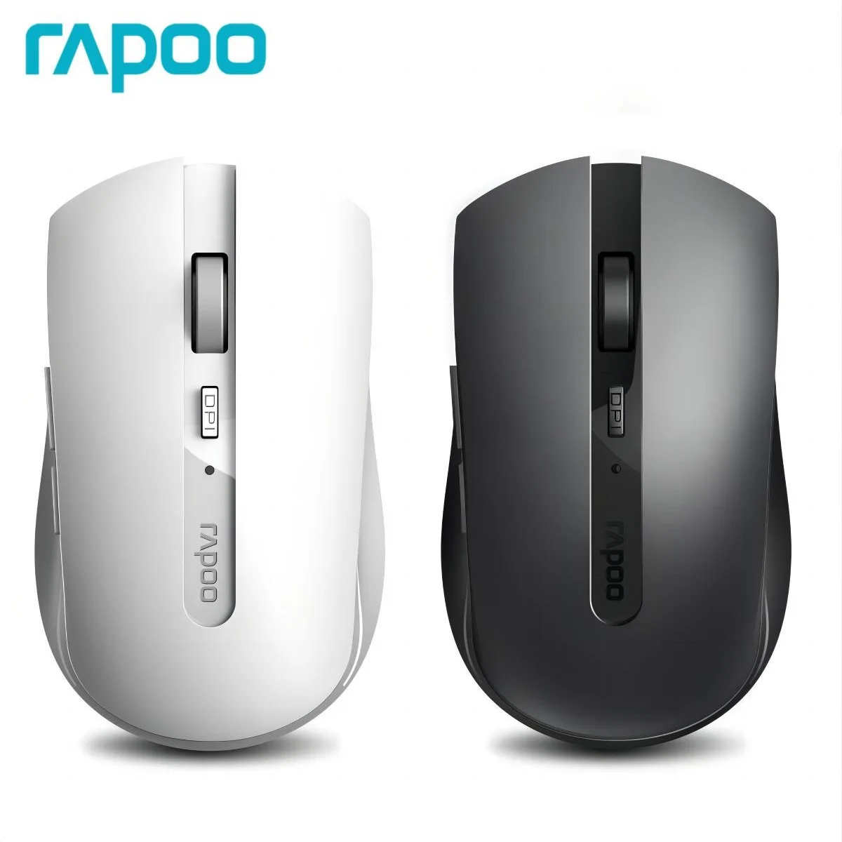 Rapoo-mouse Silencioso Ergonômico Multi-modo sem Fio Bluetooth 3.0 4.0 1600dpi 7200m 2.4g Compatível com Computador pc Laptop