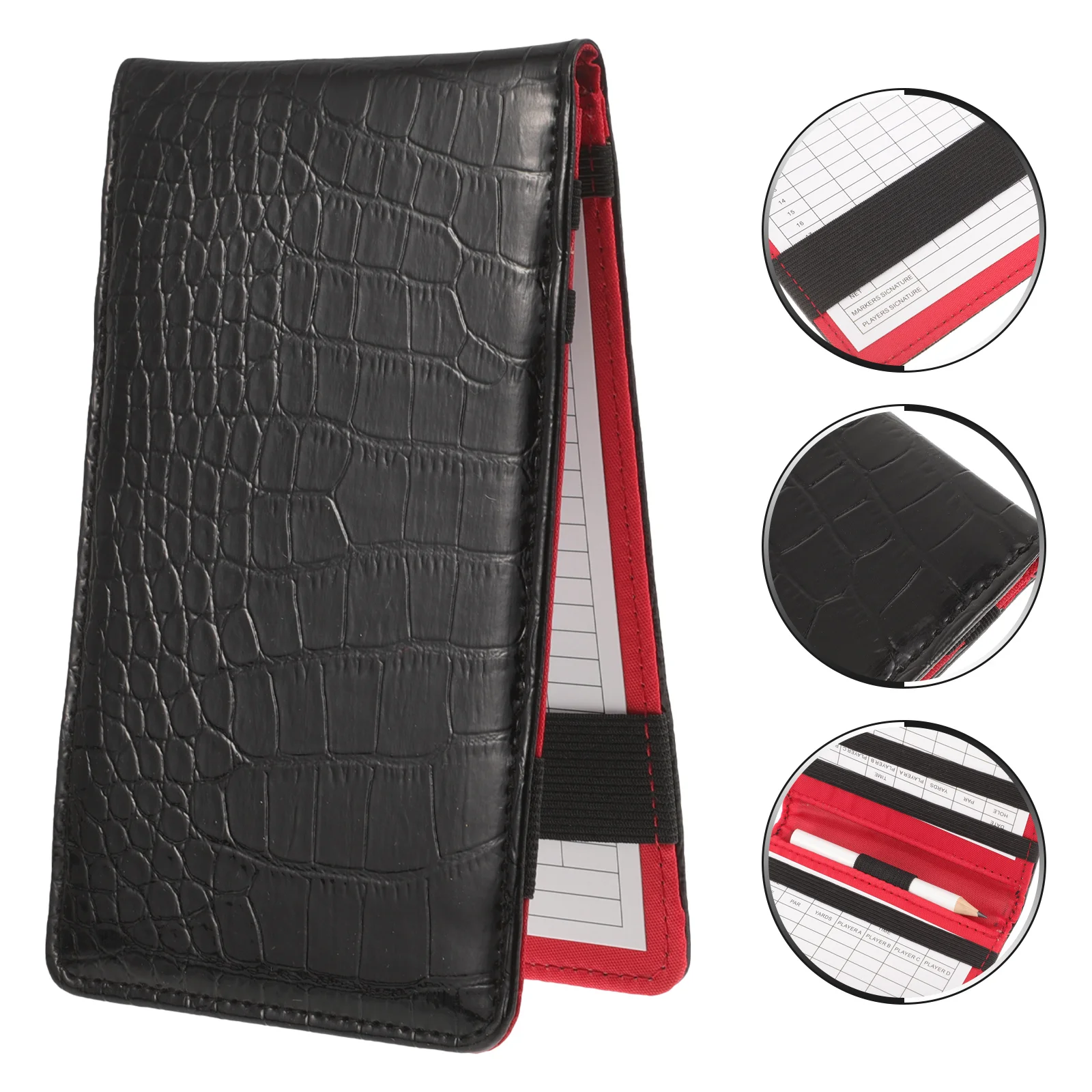 Fashionable Record Notebook Golf Scoring Portable Score Recording Outdoor Card Wallet Notepad