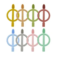 1pcs Baby Silicone Teether BPA Free Food Grade Baby Teething Silicone Molar Stick For DIY Pacifier Chain Babies Toys Accessorie 2