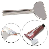 Bathroom Metal Toothpaste Squeezer Stainless Steel Tube Squeezer Universal Key Roller for Tube Creams Paint Squeezer Tool 1