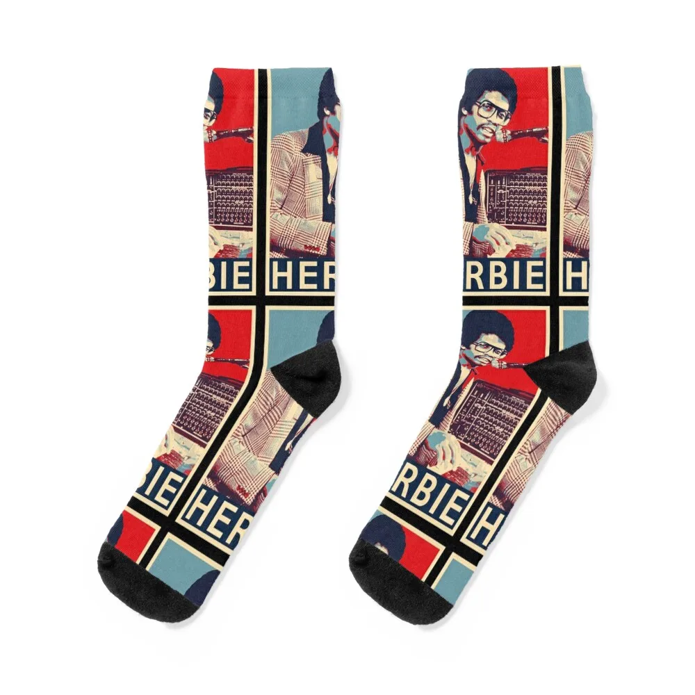 

Herbie Hancock Hope Poster - Sizes of Jazz Musician History Socks snow cool gifts hiphop Socks Man Women's