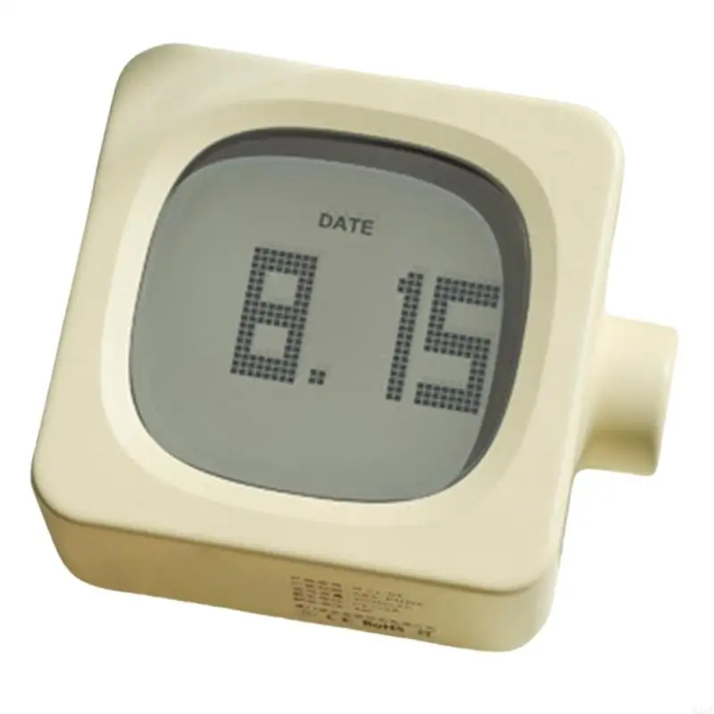 Cubic LED Digital Alarm Clock USB Chargeable Desk Clock with 2 Alarm Snoozes Function Countdown Timer for Sleep Training 2