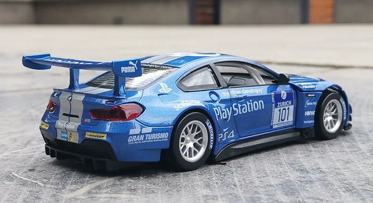 1:32 BMW M6 GT3 Rally Car Alloy Model Car Diecast Sound Light Car