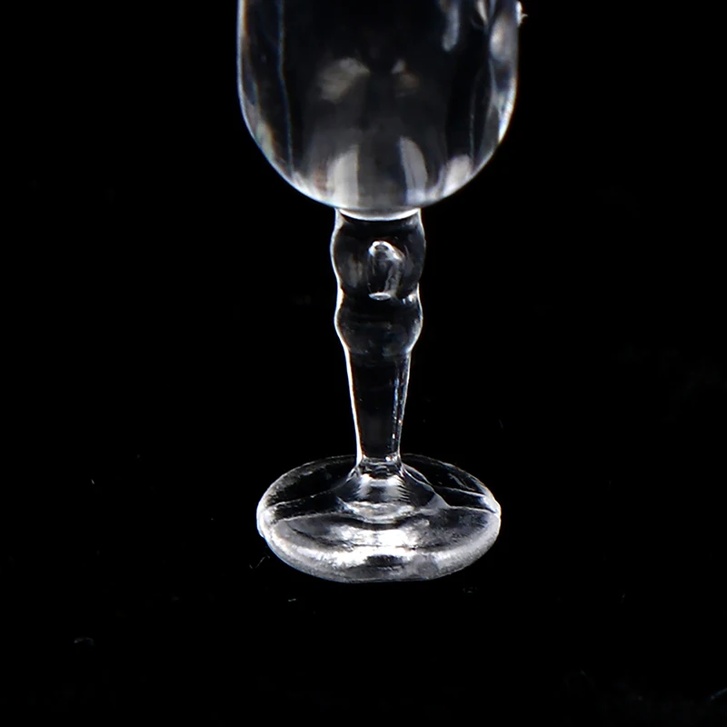 6Pcs 1/12 Dollhouse Miniature Wine Glass Mini Goblet Cup Toy for ob11 bjd Blythe Decoration Doll House Accessories