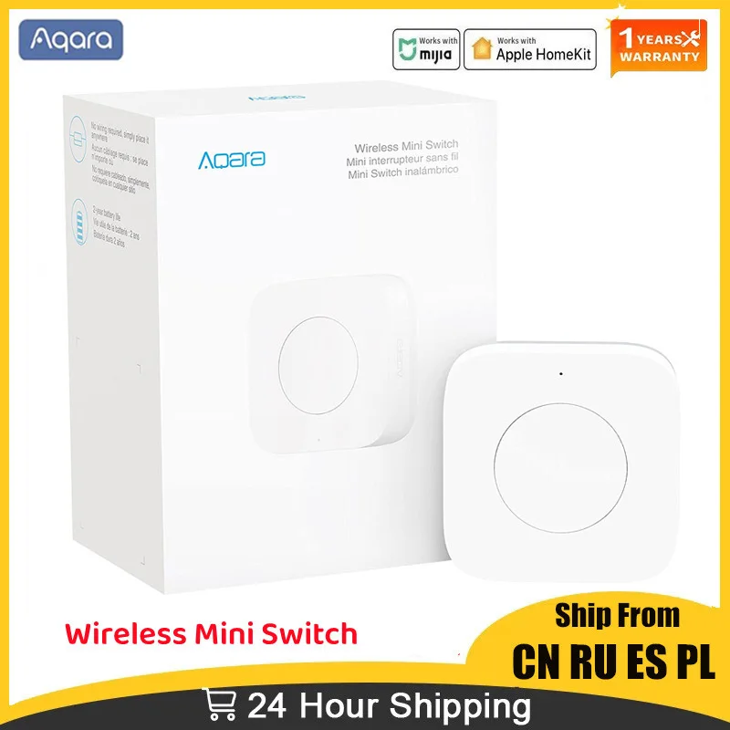 Interrupteur sans fil intelligent Zigbee 3.0 Wireless Mini Switch