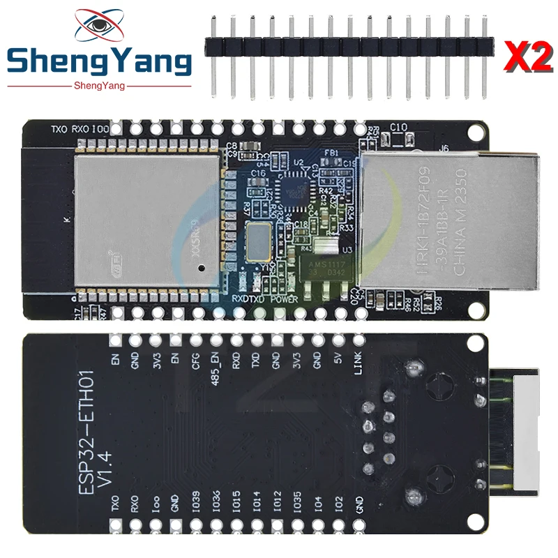 WT32-ETH01 Eingebettetes Serielles Netzwerk-Gateway mit Ethernet+WLAN+Bluetooth-Kombination ESP32-Modulplatine