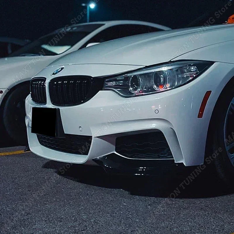 앞 범퍼 립 사이드 스플리터 스포일러 안개 램프 그릴 BMW F32 F33 F36 M-Sport 420i 428i 435i 440i M-tech 2014-2020 디퓨저