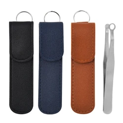 Nose Hair Clippers Trimmer Tweezers for Nose Hairs for FACIAL Hair with Pouch Drop Shipping
