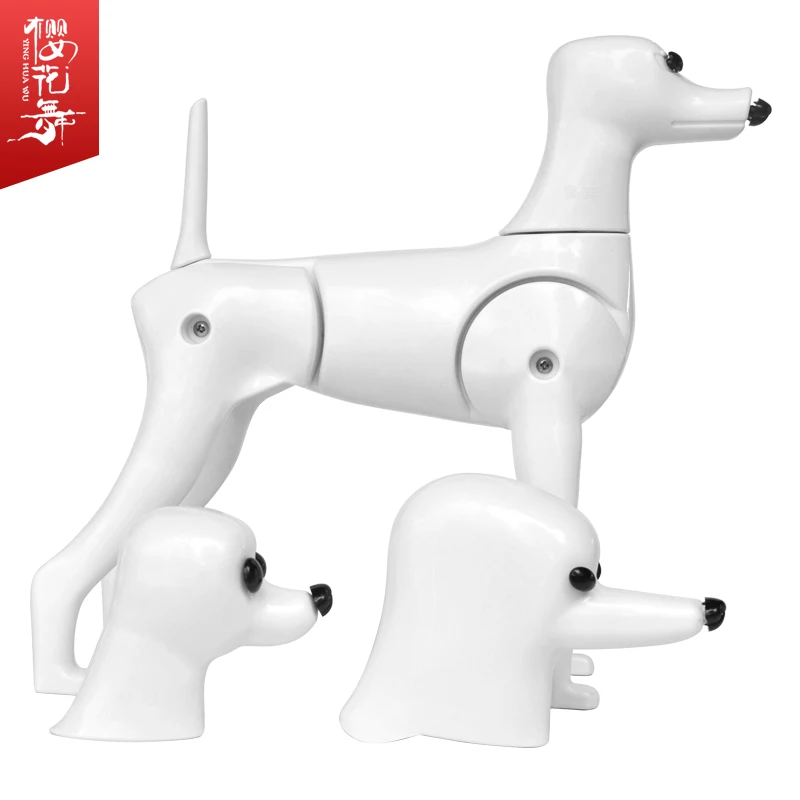 Pet Groomer Fake Dog Model New Three-In-One Model Teddy Ram Poodle Shape Head Practice Fake Hair 2