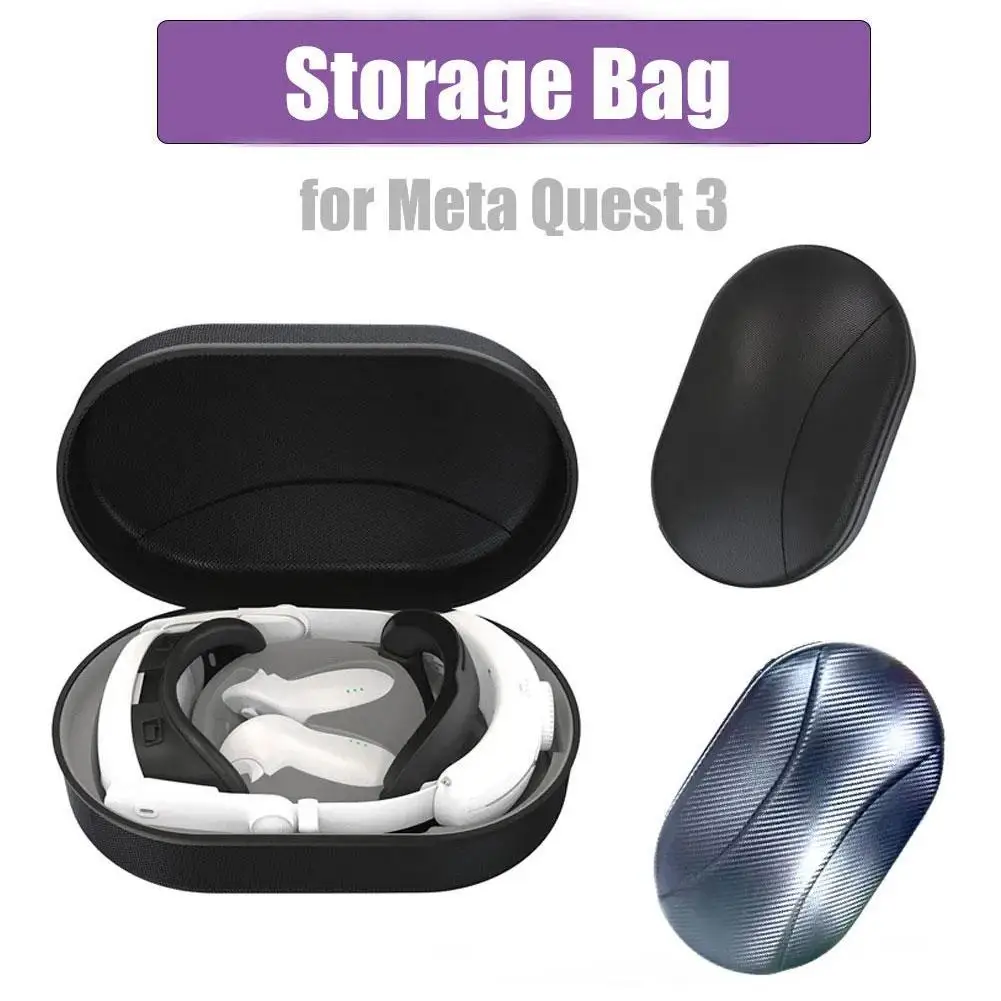 

Storage Bag For Meta Quest 3 Portable EVA Hard Box Travel Protective Carrying Case for Oculus Meta Quest3 VR Accessories