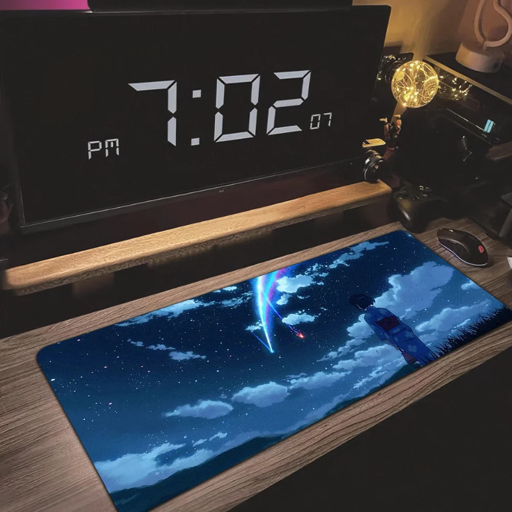 Your Name Makoto Shinkai Animated Films 2020 New Office Mice Gamer Soft Mouse Pad Size For Game Keyboard Pad 6