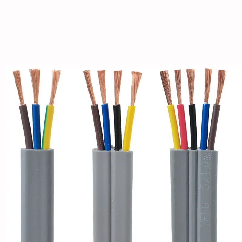 YFFB 플랫 Cable18 17 15Awg 0.75mm2-1.5mm2 2-20코어 유연한, 굽힘, 내유성 이동 크레인 리프트 텔레스코픽 도어 케이블