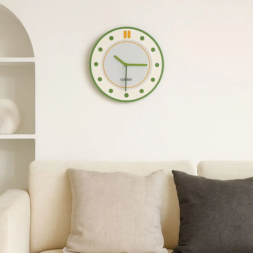 Description Picture 4 of itemFashion 30cm Modern Wall Clocks Mute Round Wall Hung Clock Hanging Scale Clock Bedroom