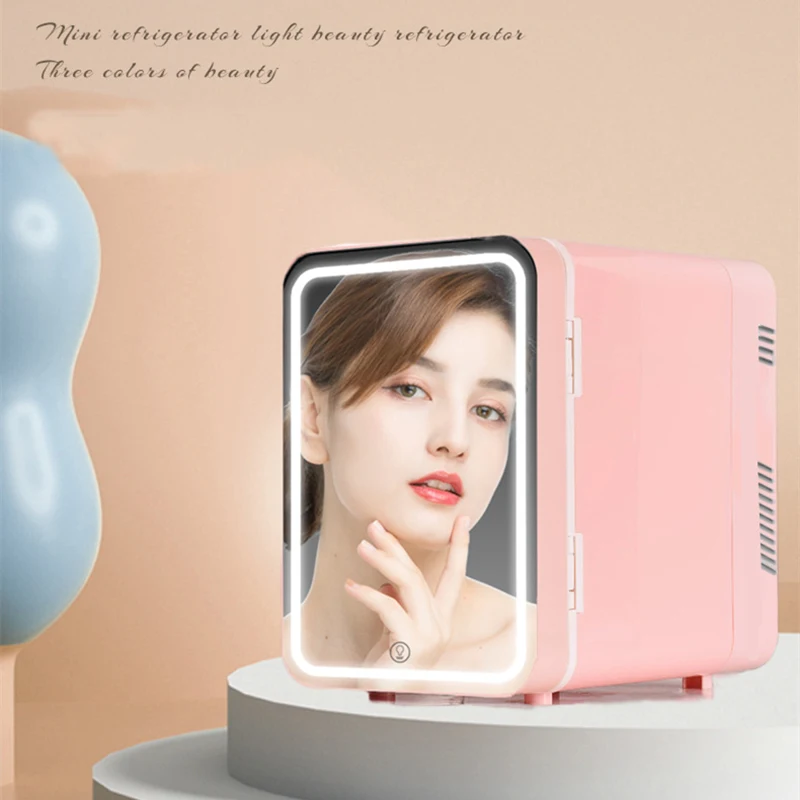 PD6LMiniRefrigerator6LMirrorSurface12V110V220V48WPortable