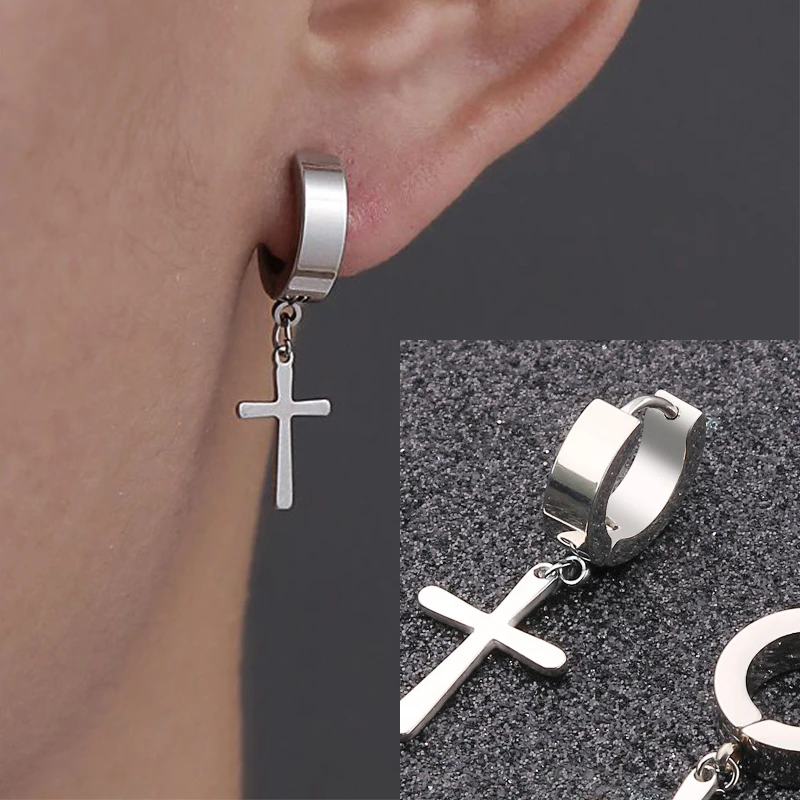 Risultati Per Orecchino Pendente Acciaio Uomo - Foto 7