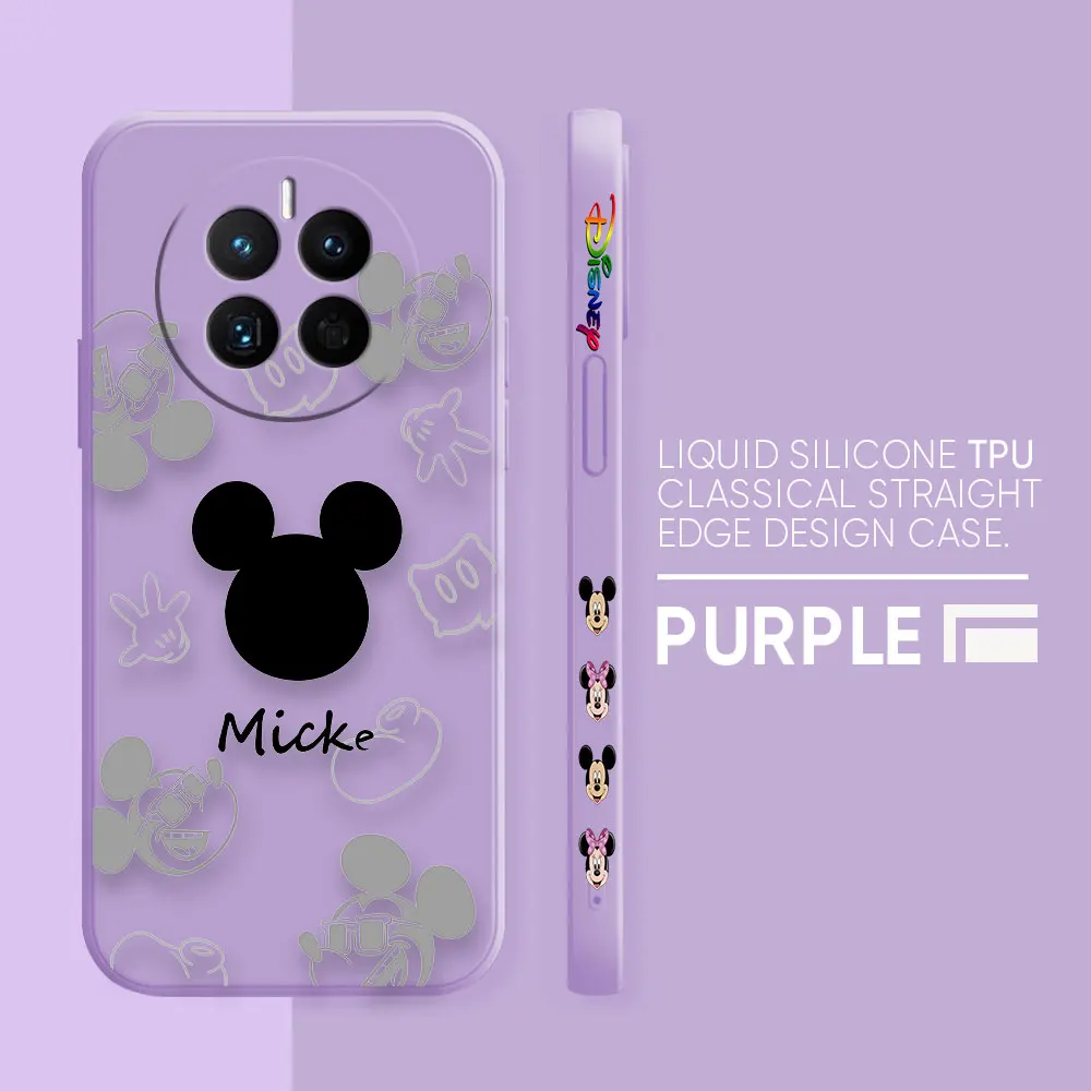 thumbnail image 1 of Phone Case For Huawei MATE 10 20 20X 30 40 50 P20 P30 P40 P50 10 PRO PLUS Case Funda Cqoue Shell Anime Cute Mickey Minnie Mouse, 1 of 5