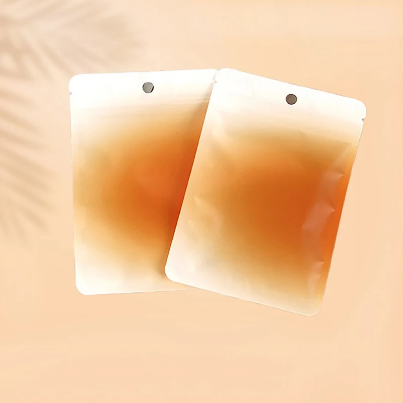 100pcs Matte Double Sided Mylar Flat Zip Lock Package Bags 10x15cm Heat sealable Plastic Zip Bags Pouches with Hang Hole 6