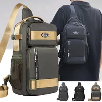 Les sacs à bandoulière neutres pour hommes et femmes conviennent aux voyages, comprenant des sacs à bandoulière et des sacs de voyage, un sac de poitrine pour hommes 1