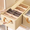 1pc Visible Large Capacity Storage Box Portable Household Clothes Organizer With Handles Foldable Dustproof Quilt Container 1