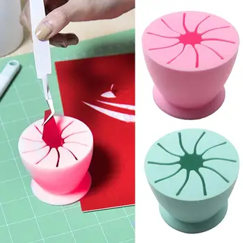 데스크탑 쓰레기 수거 상자 비닐 스크랩 수집기, 흡입 컵 포함, 실리콘 보관 공, 쓰레기 상자, 스크랩북