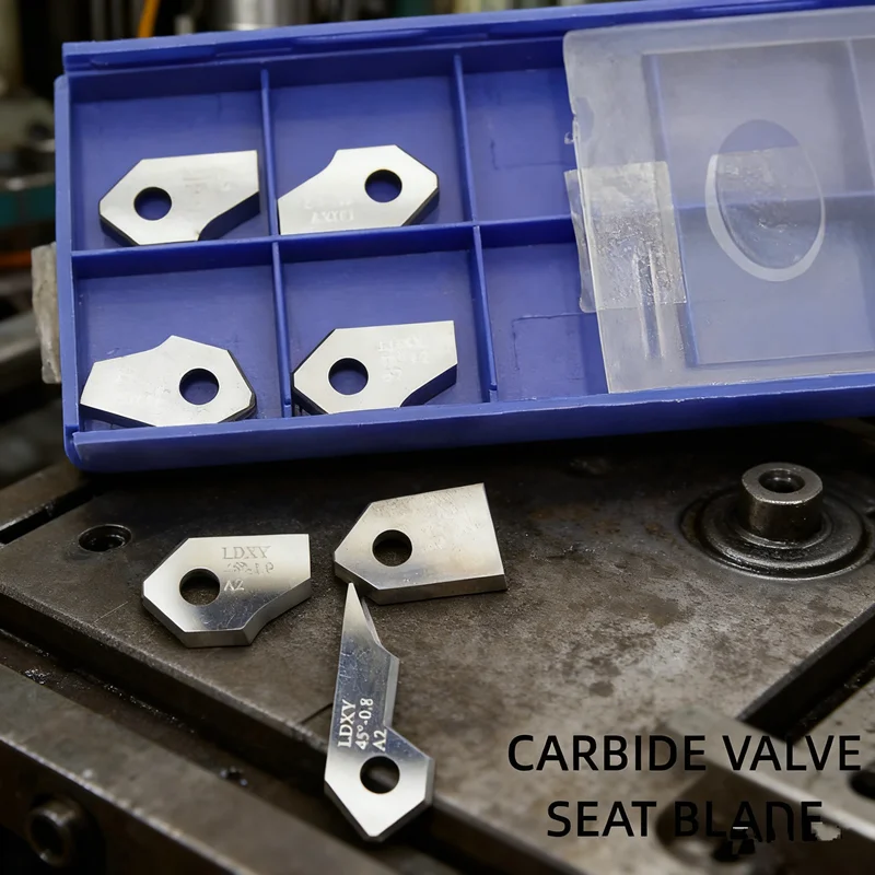 Tungsten Valve Seat Cutting tool Solid Valve Seat 45 degree 3 Angle Cutter Universal Reamer One-time Forming Blade