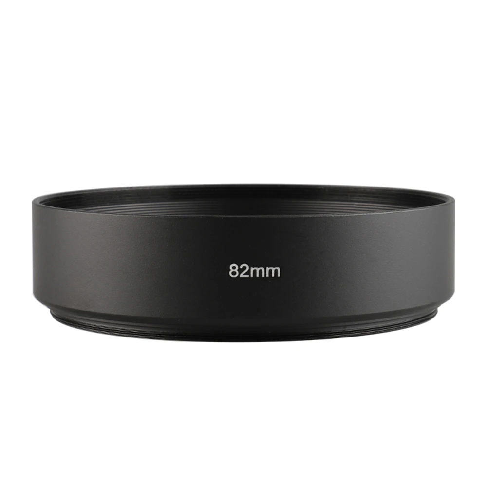 

82mm Standard Metal Lens Hood for Lens Witn 82mm Filter Thread for Canon Nikon Sony for Olympus Fujifilm Camera Lens