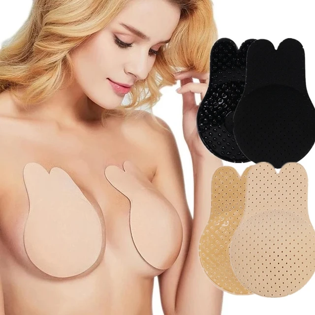 Women Push Up Bras Breathable Self Adhesive Silicone Strapless