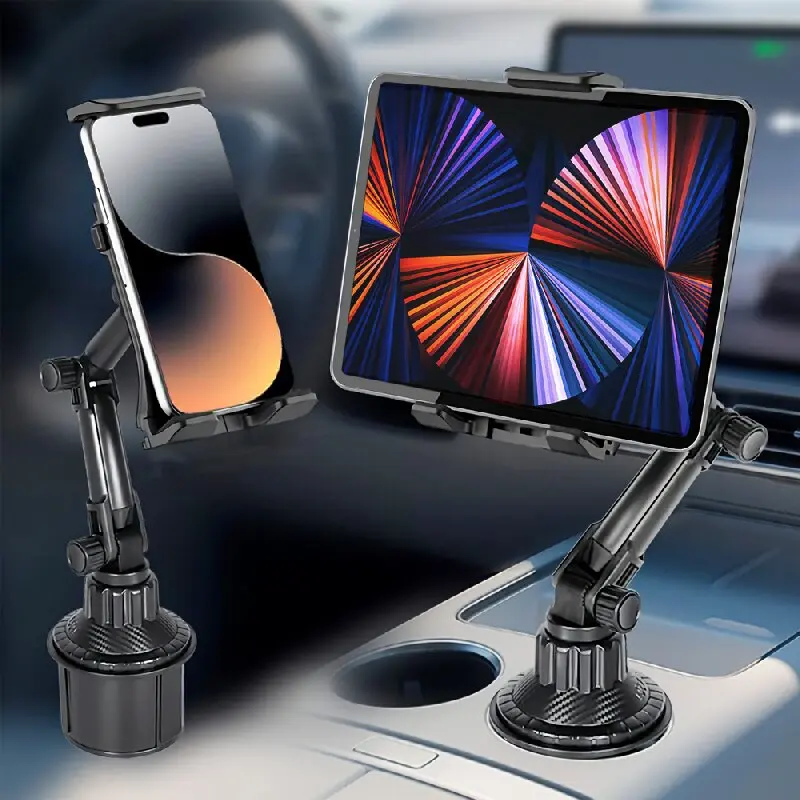 Universal Car Cup Tablet Stand Phone Holder Cellphone Holder Drink Bottle iPad Mount Support Smartphone Mobile Phone Pad 11 inch tablet stand