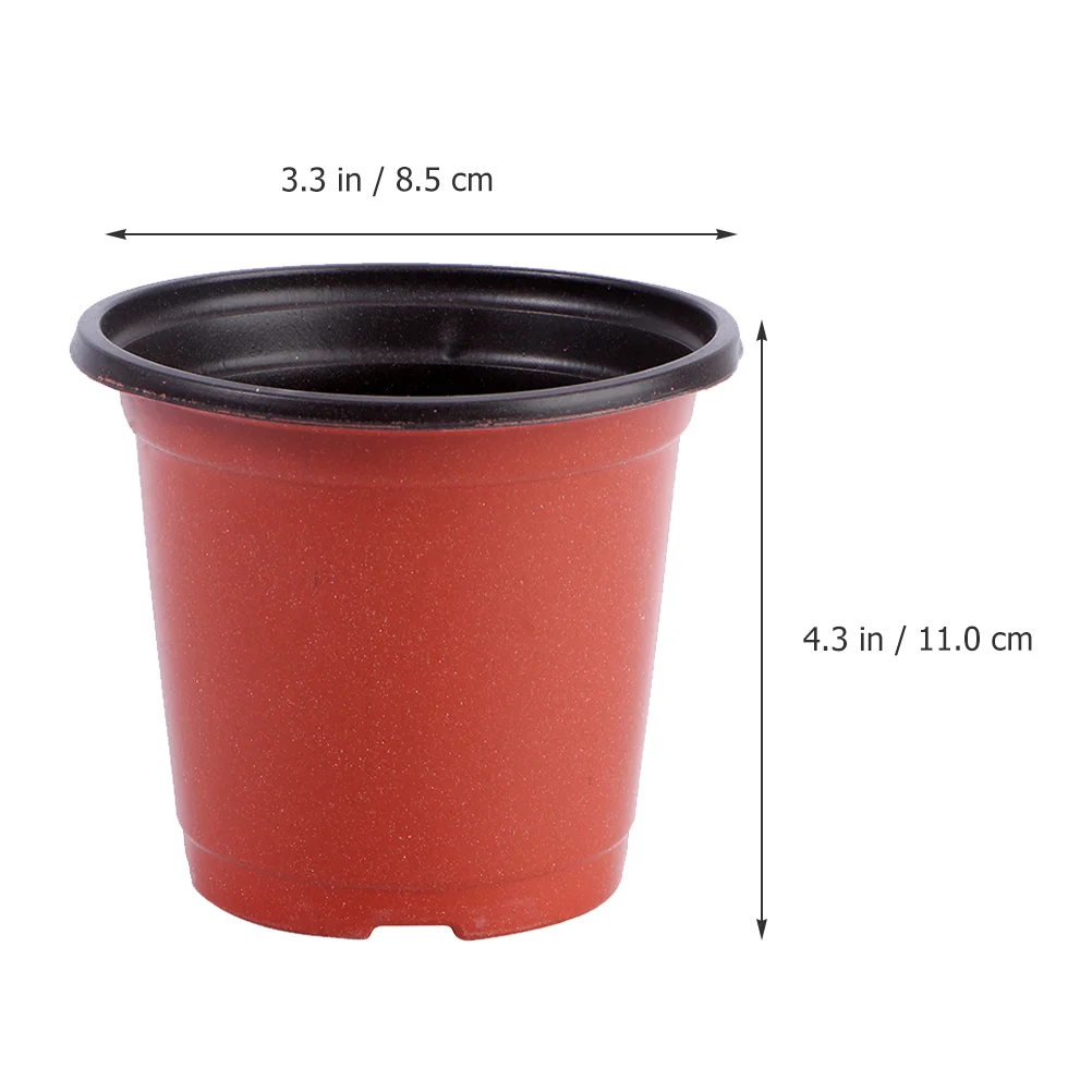 100 Pcs Seedling Pot Indoor Window Planter Propagator Pots Flowerpot Square Planting Plastic Paper Nursery Cups Germination