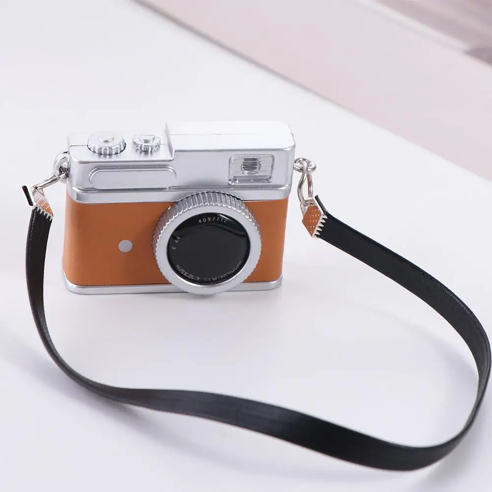 Pretend Play OB11 Doll Accessories Doll House Accessories Photographic Prop Simulation Camera Witn Flash Lamp Cute Strobe