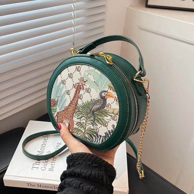 Bag 2021 New Joker Small Round Bag Ladies Messenger Bag Retro Fashion  Western Style Portable Round Cake Bag - AliExpress