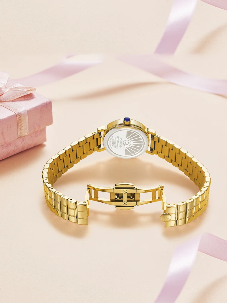 INGREAD original design women's watch 316 stainless steel simple temperament waterproof 300M time watch waterproof sapphire