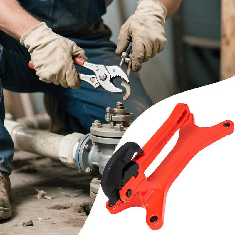 Manuel Pipe Clamps Pipeline Support Solid Base Spring Loaded Jaw s Multifunctional Tool Gear For Valve Maintenance High Altitude