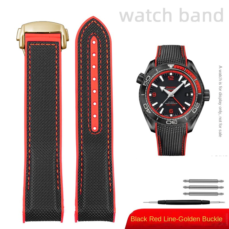 Premium Nylon Waterproof Strap in Orange - 20mm, 21mm, 22mm Sizes