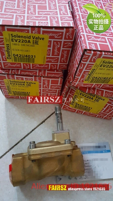 Original DAN.FOSS Solenoid Valve EV220A 042U4031 FAIRSZ STORE