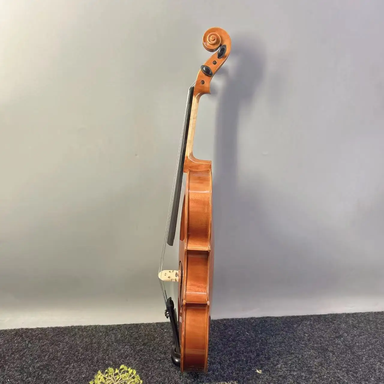 In Stock Flame Maple Professional Solid Wood Spruce Viola 16''