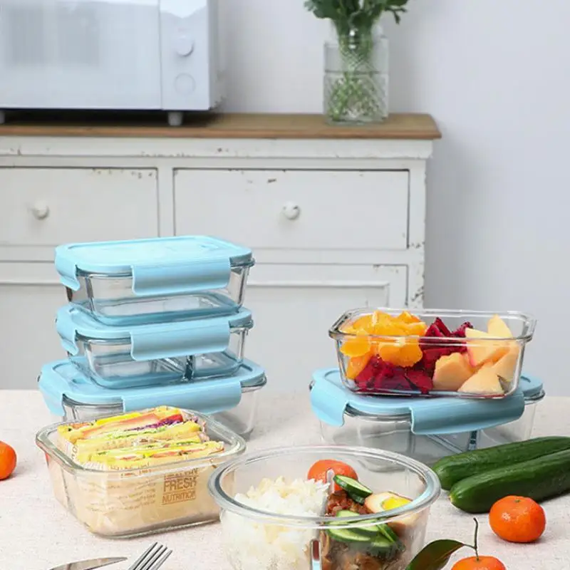 Glass Lunch Containers 3 Compartments  Glass Lunch Containers Dividers -  New Style - Aliexpress