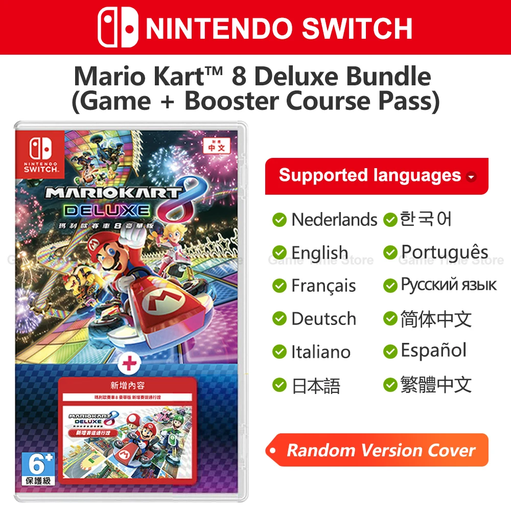 Mario Kart 8 Deluxe Bundle (Game + Booster Course Pass) Nintendo