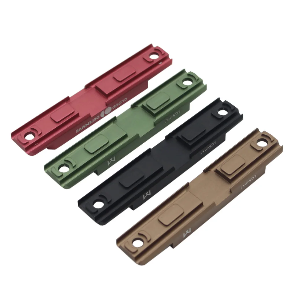 Airsoft Aluminum CNC Picatinny Rail Pocket Panel For M300 M600 Tactical Flashlight DBAL-A2 Mount Pressure Pad Light Mount picatinny rail accessories,weapon flashlight mount