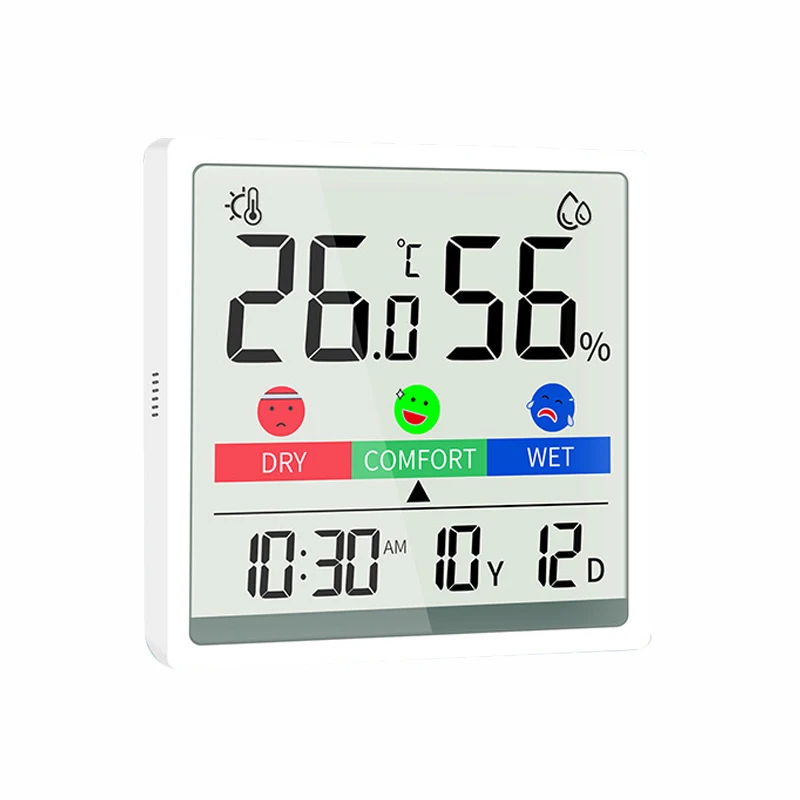 Digital Hygrometer Indoor Temperature Humidity Meter Sensor Weather Station Large Screen LCD digital thermometer