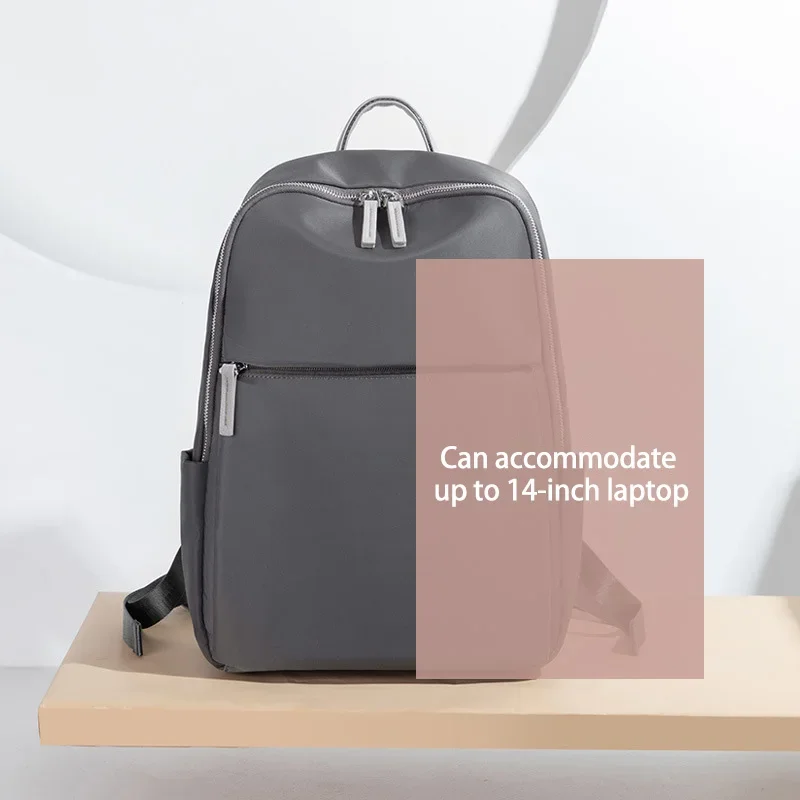 thumbnail image 1 of Mochila ligera para ordenador, mochila de viaje para mujer, combinable con todo, nueva mochila de viaje de tela Oxford de verano 2024, gran capacidad, 1 of 5