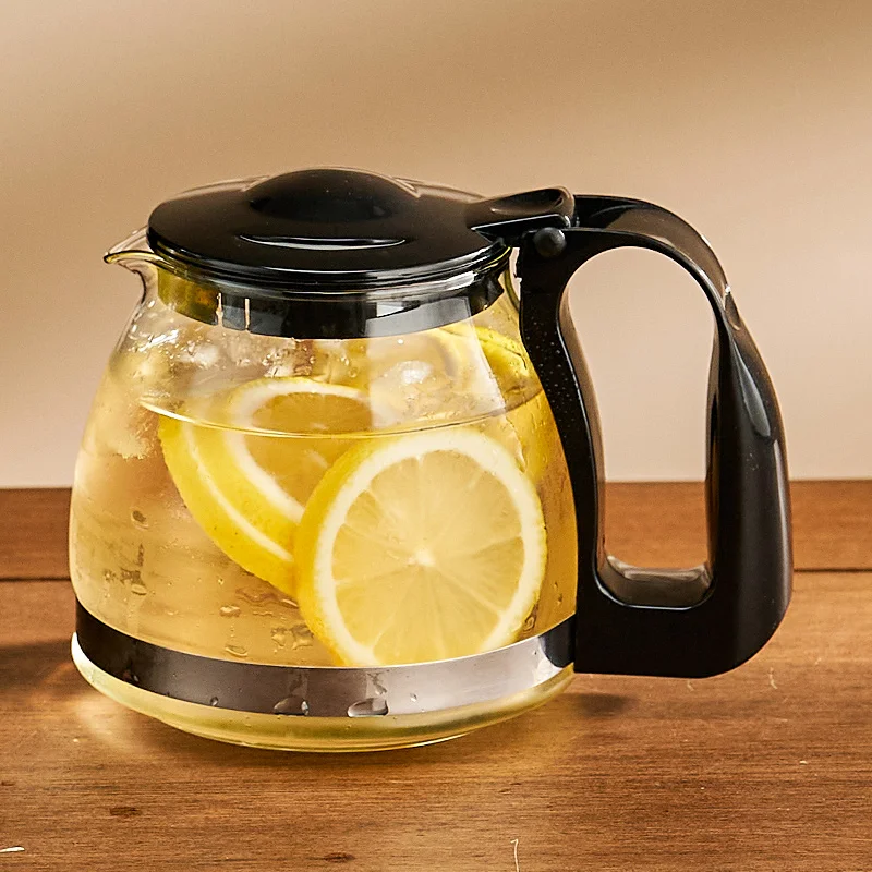 700/2600ML Glass Fruit Teapot With Handle Kitchenware Filter Jug Household Kitchen Coffee Pot Kitchen Bar Supplies glass fruit teapot