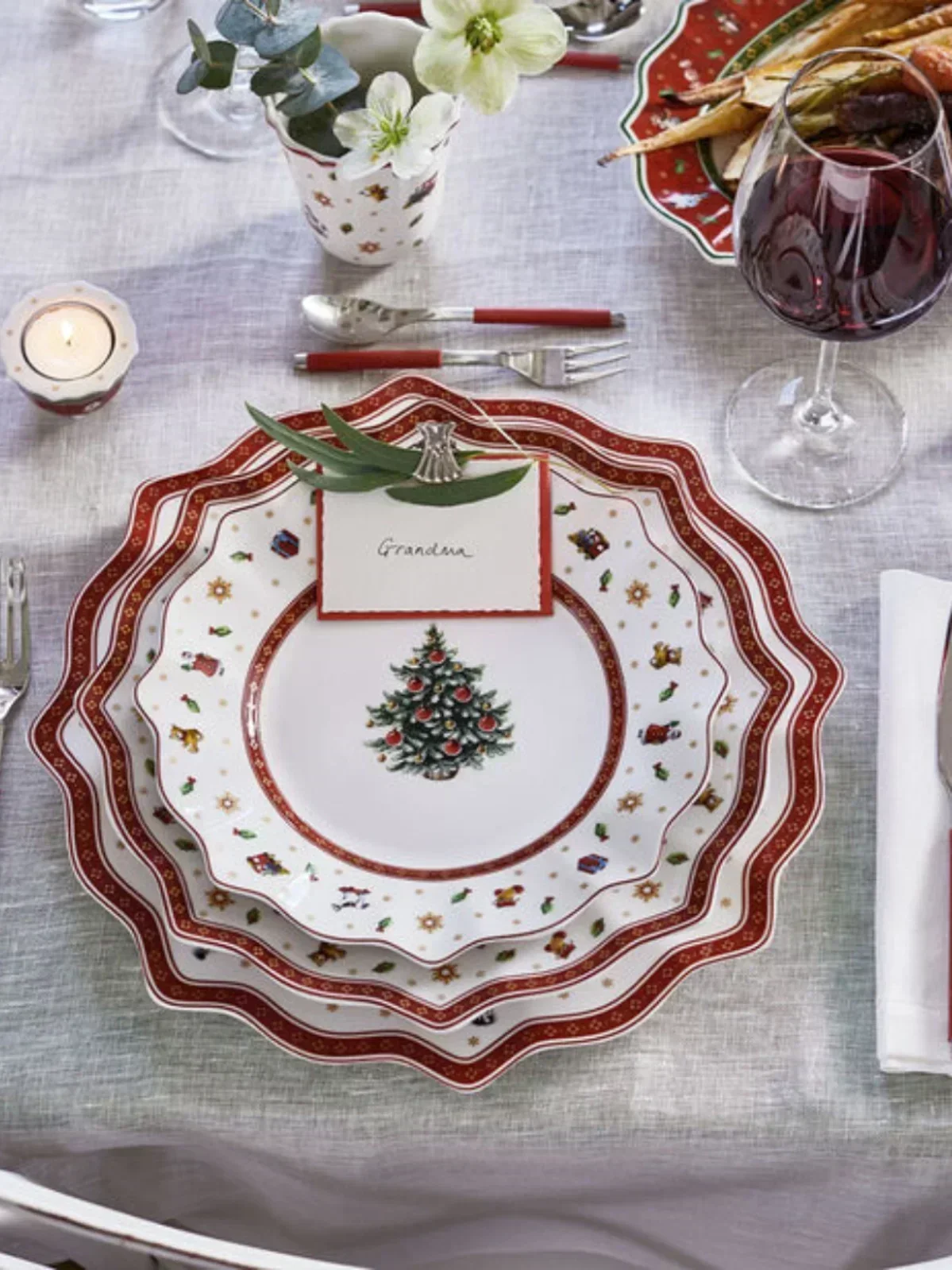 German VB Christmas Tableware Round Cake Mug Coffee Cup Salad Plate