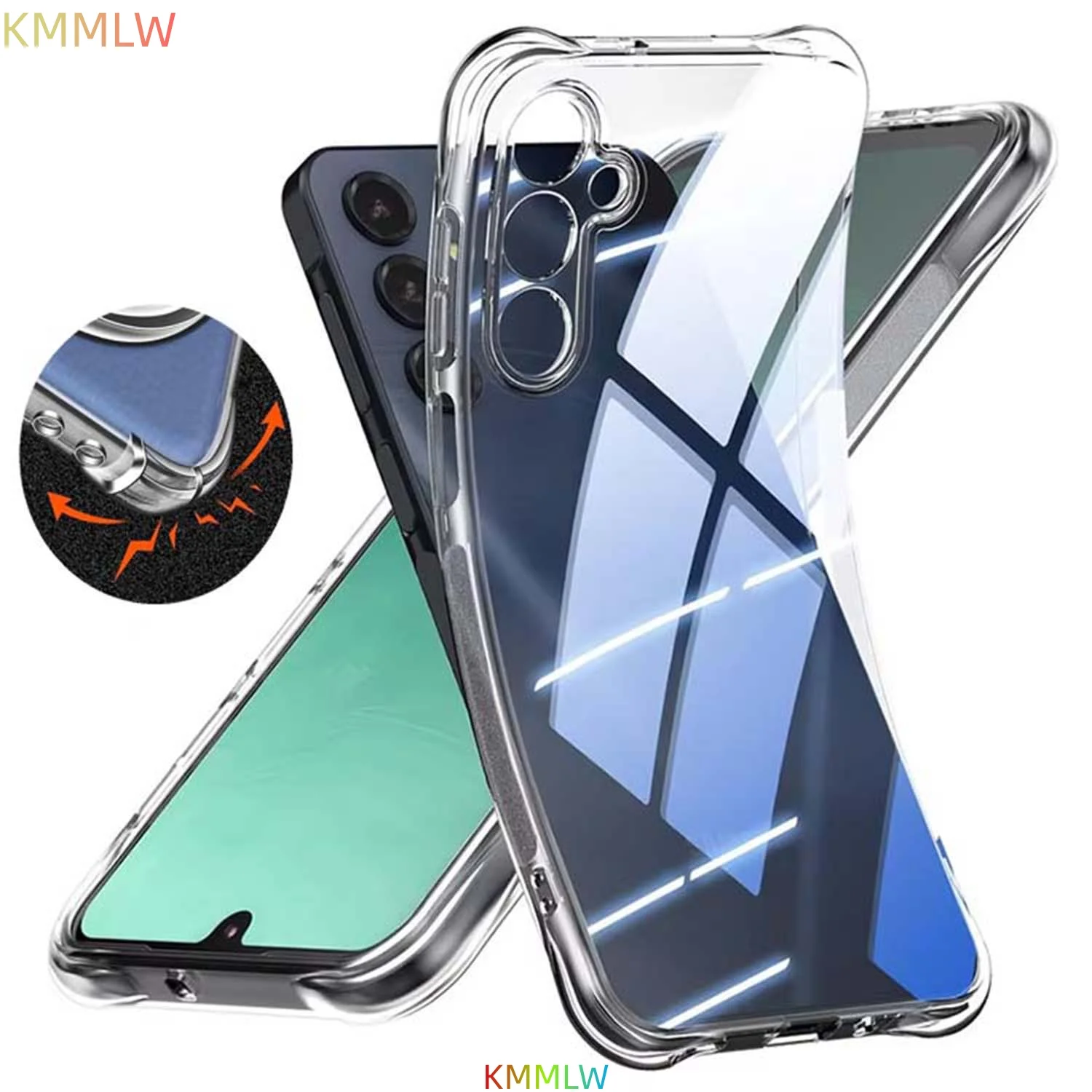 Shockproof Clear Protective Case Cover