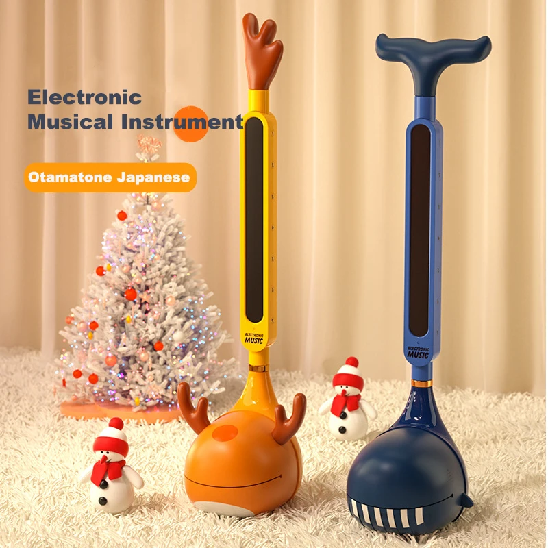 

Otamatone Japanese Electronic Musical Instrument Portable Synthesizer Japan Children Electric Tadpole Kawaii Kids Boys Girl Gift
