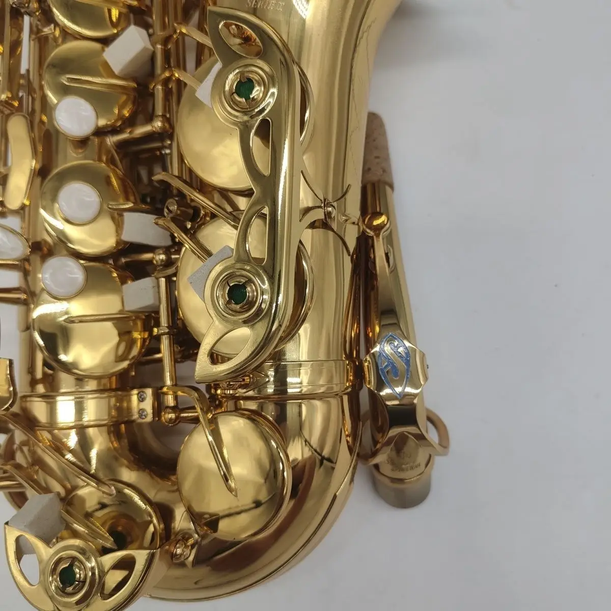 France 802 professional alto saxophone one-to-one structure model brass gold-plated shell button alto saxophone instrument