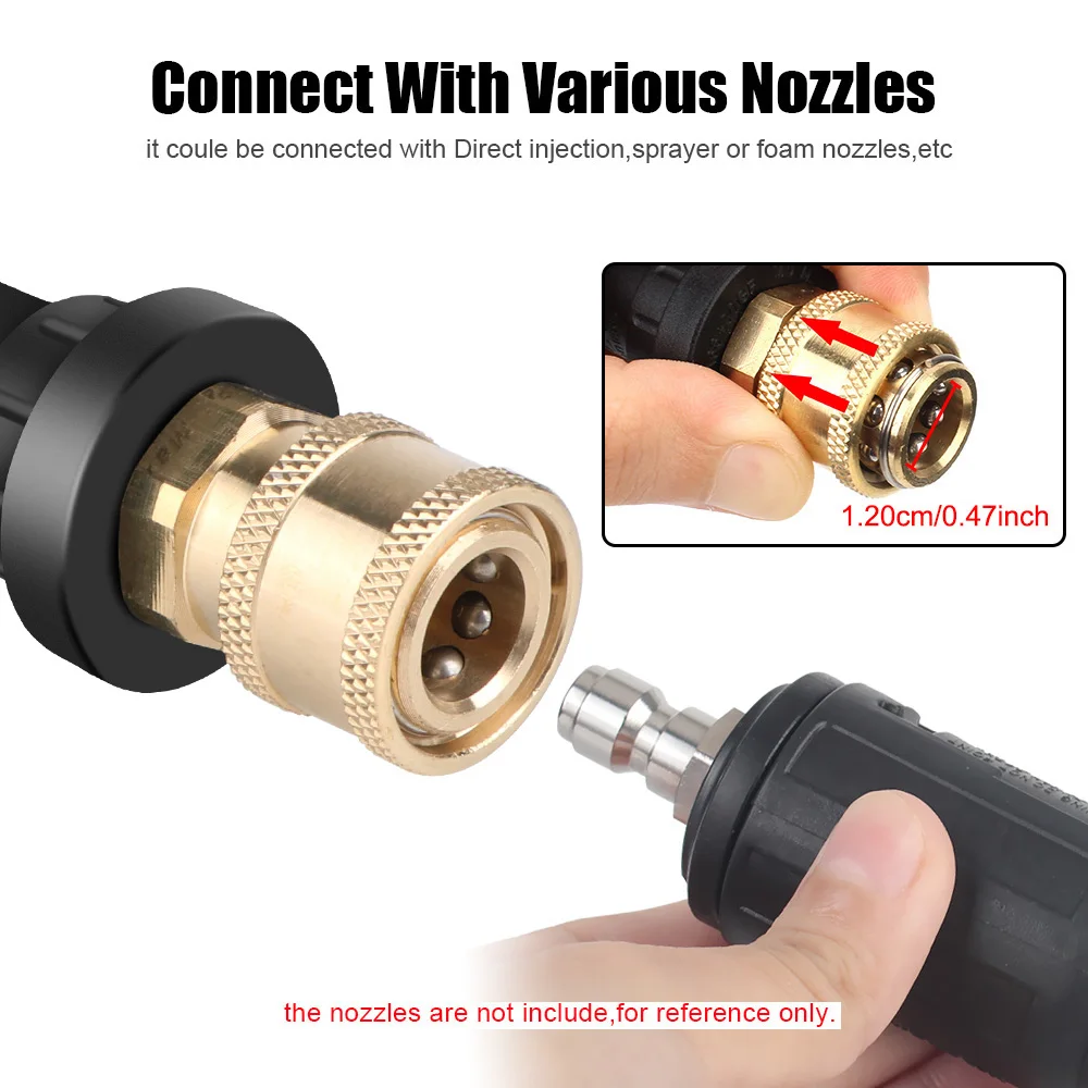 3000PSI ���� �ڵ��� ��Ź�� Karcher K2-K7 �� 1/4 ��ġ �� �÷��� ����� ���� ���� �޼� �� ������� �׼�����