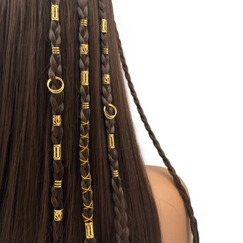 41pcs Wire Scrunchies Mixed Set, Women Braided Hair Accessories, Hair Clips For Festival Party Dress Up dances Music festival